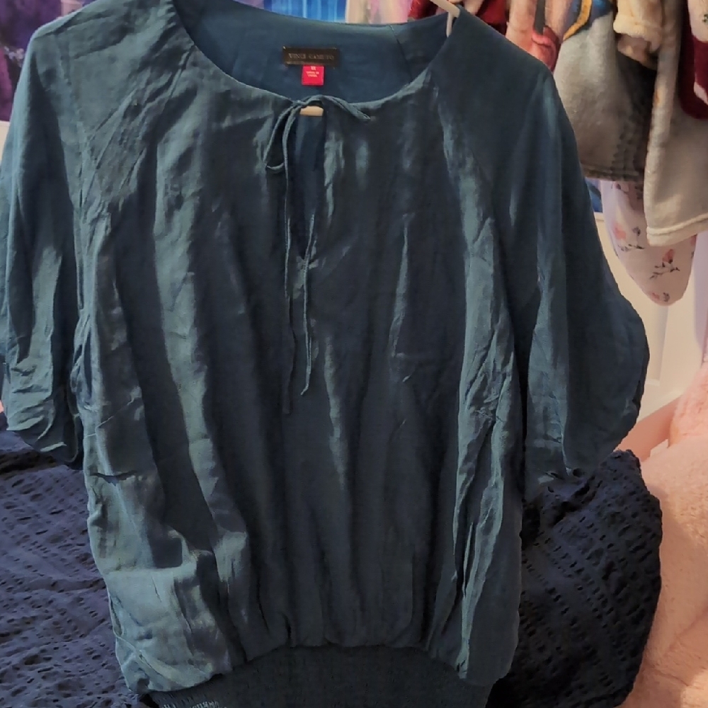 Vince Camuto Deep Teal Blouse